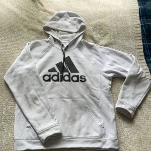 White Adidas Hoodie